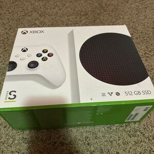 White Series S Console with Sleek Design and Minimalist Packaging